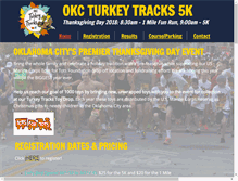Tablet Screenshot of okcturkeytracks.com